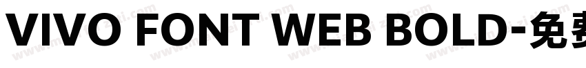VIVO FONT WEB BOLD字体转换